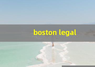 boston legal